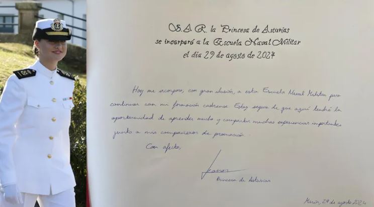Análisis Grafopsicológico de Leonor de Borbón
